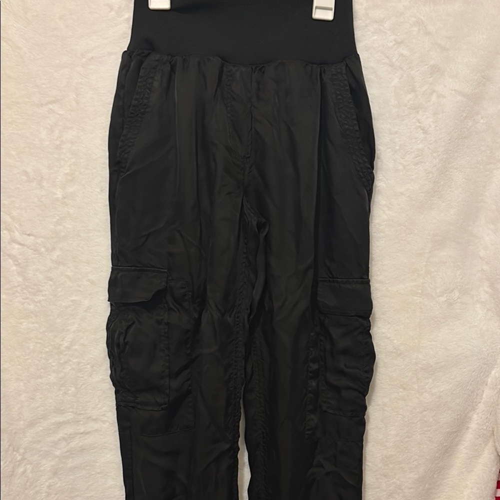 Women's Black Cargo Pants - Picture 1 of 9